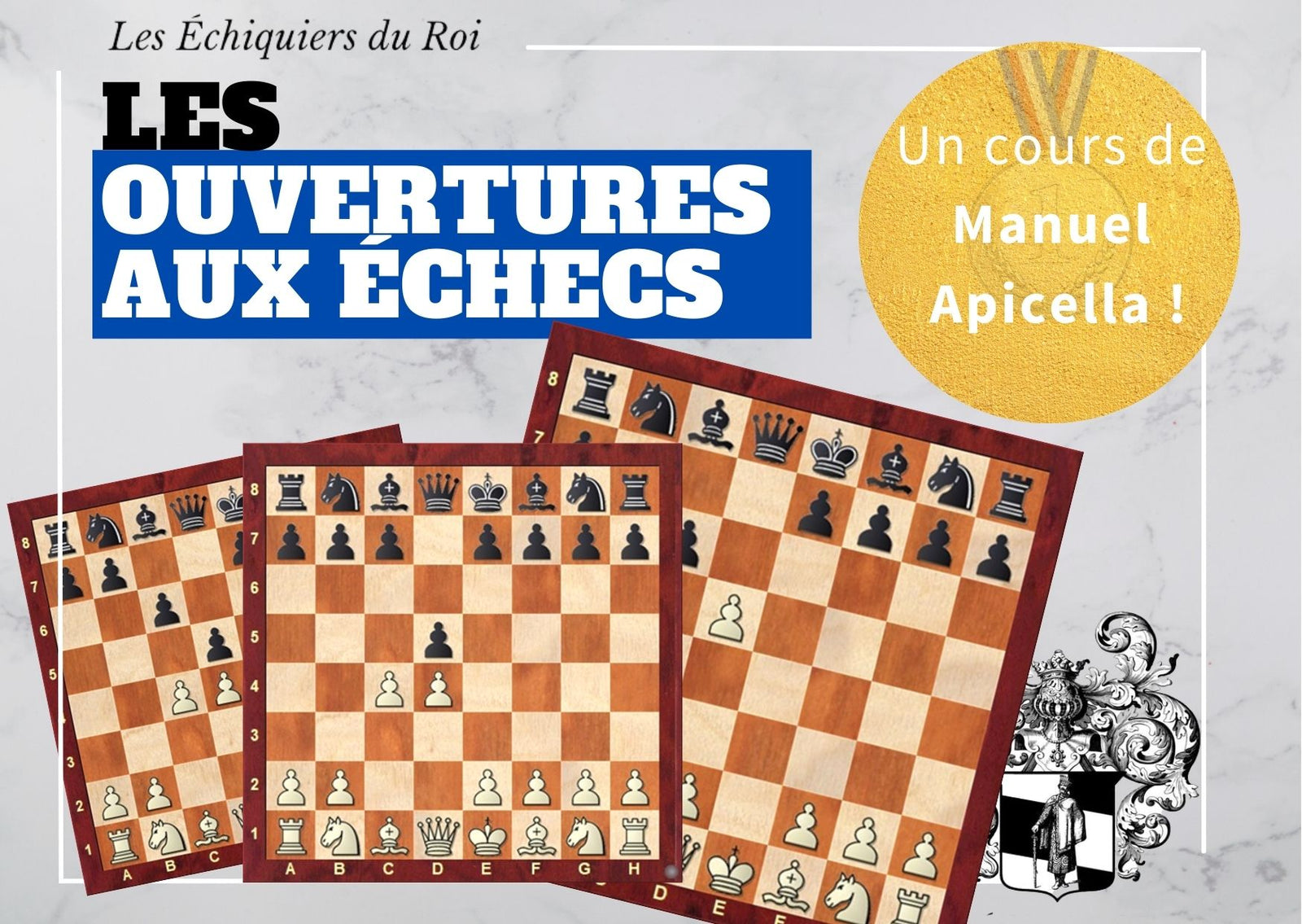 ouvertures d'échecs avec les blancs et avec les noirs