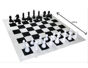 Jeu d'échecs d'extérieur géant