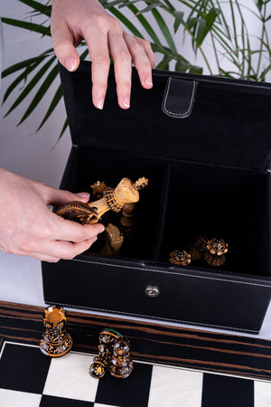 Boîte d'échecs <br>en Similicuir