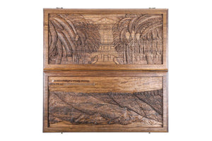 Backgammon en Bois de Luxe Chêne