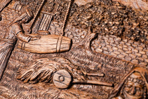 Backgammon de Voyage de Luxe en Bois de Hêtre