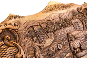 Backgammon de Voyage de Luxe Artisanal