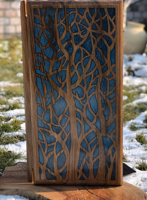 backgammon en bois de hêtre