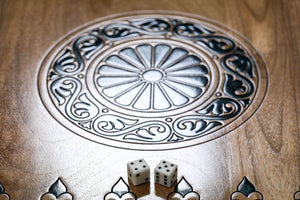 Plateau de Backgammon Professionnel Dés