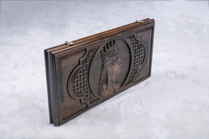 Beau Jeu de Backgammon Pions Blancs