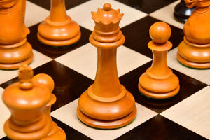 Echiquier Antique 1860 avec Rois Blancs