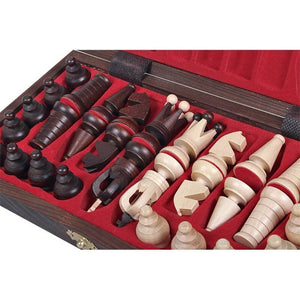 échiquier auburn et crème pliable