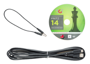 Échiquier Électronique <br>DGT E-board en Bois de Rose (USB)