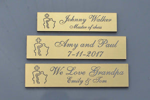 echiquier polonais personnalisable gravure