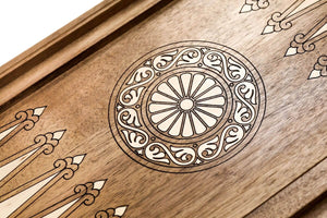 Grand Backgammon en Bois Motifs Arméniens