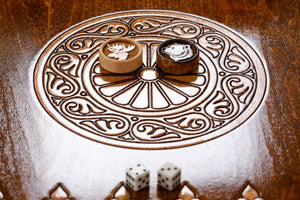 Jeu de Backgammon Coffret Dés