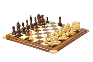 Jeu d'Echecs en Bois Non Pliable