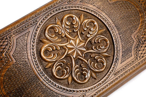 Plateau de Backgammon Artisanal en Bois