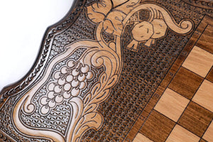 Plateau de Backgammon Eglise Serrure