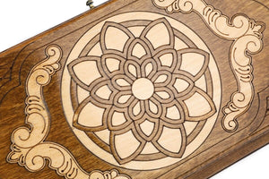Plateau de Backgammon Oriental en Bois