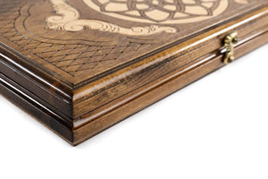 Plateau de Backgammon Oriental Cavalier