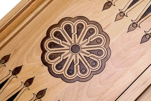 Plateau de Backgammon Roue du Soleil Ouvert