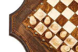 Table d'Echecs Ancestrale Pions