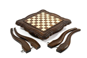 Table Jeu d'Échecs <br>en Bois