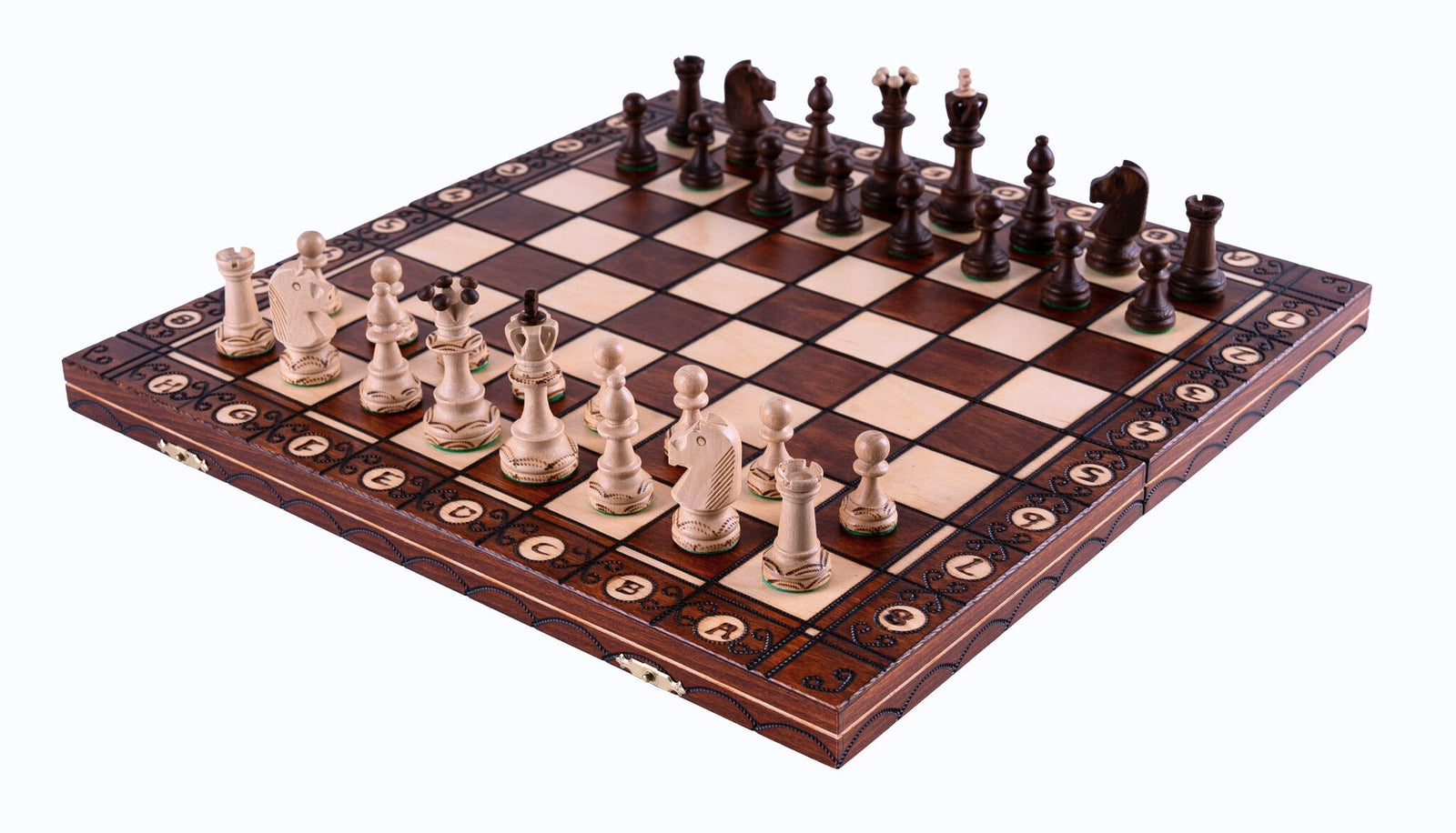 Échiquier en Sycomore <br>et son Jeu d'Échecs