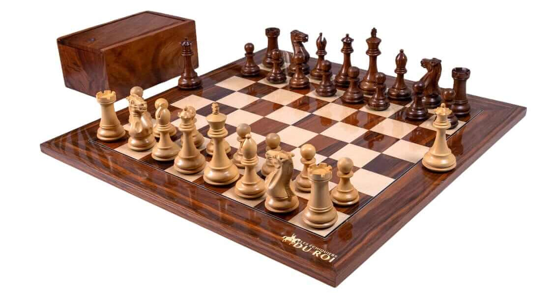 Jeu d'Échecs Osmose <br>en Palissandre et Sheesham