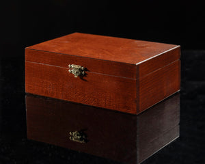 Boîte d’échecs en bois artisanale