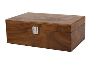 Boîte d'échecs en bois de noyer