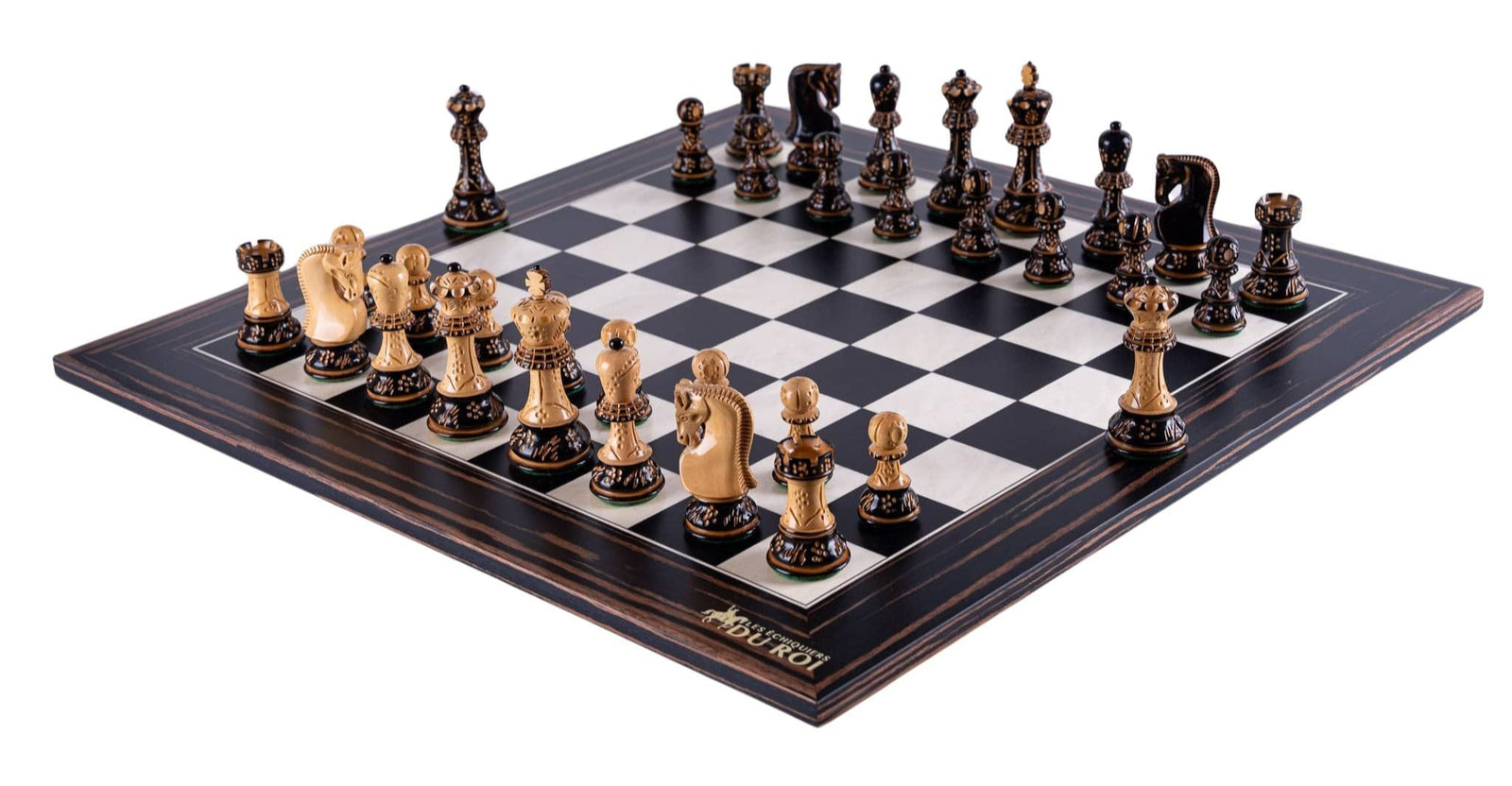 Jeu d'Échecs Apogée <br>en Bois d'Ébène et Buis