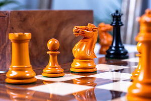 Jeu d'Échecs Antique <br>en Palissandre et Buis