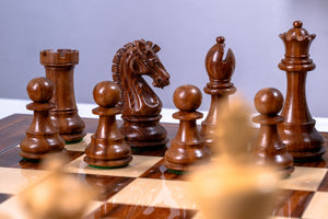 Jeu d'Échecs Équilibre <br>en Palissandre et Sheesham