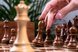 Jeu d'Échecs Équilibre <br>en Palissandre et Sheesham