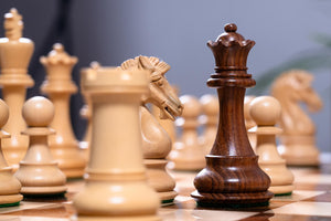 Jeu d'Échecs Équilibre <br>en Palissandre et Sheesham