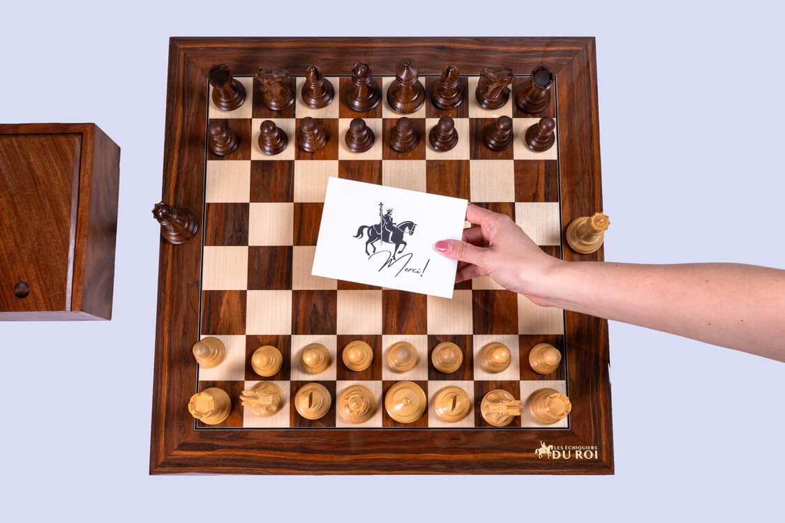 Jeu d'Échecs Osmose <br>en Palissandre et Sheesham