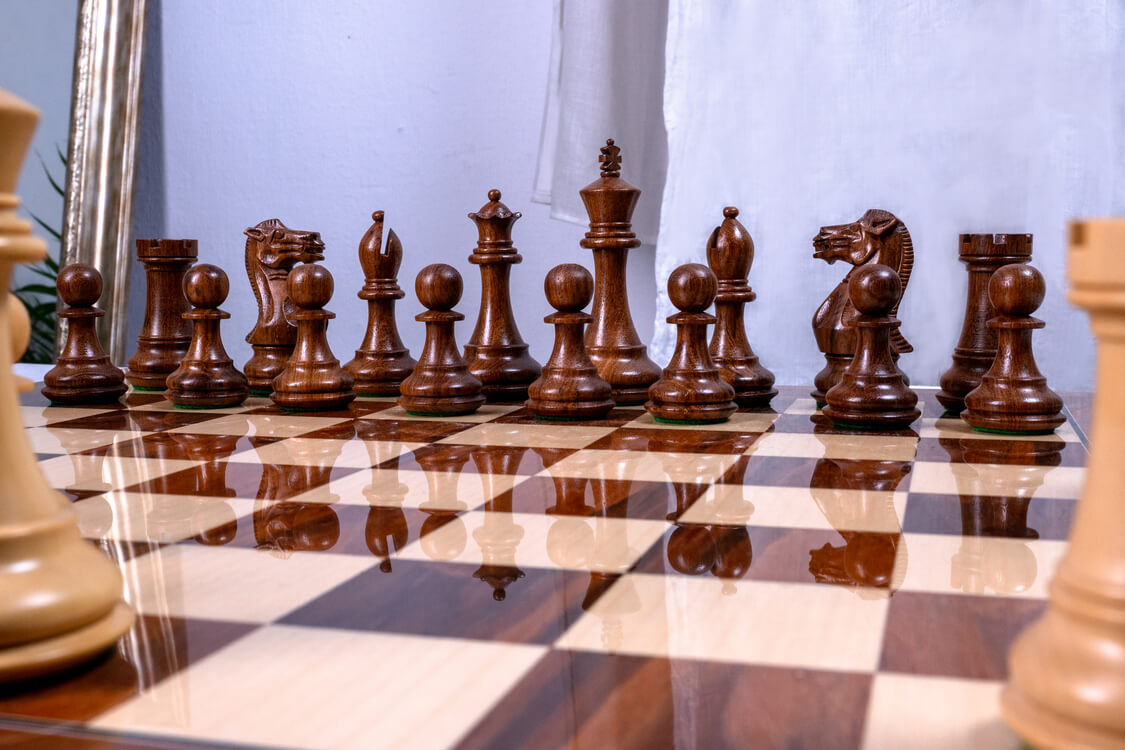 Jeu d'Échecs Osmose <br>en Palissandre et Sheesham