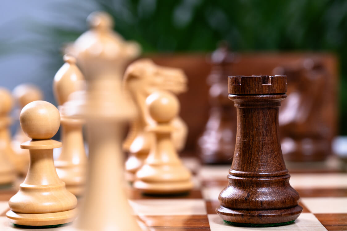 Jeu d'Échecs Osmose <br>en Palissandre et Sheesham