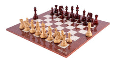Jeu d'Échecs Rubis <br>en Loupe de Frêne
