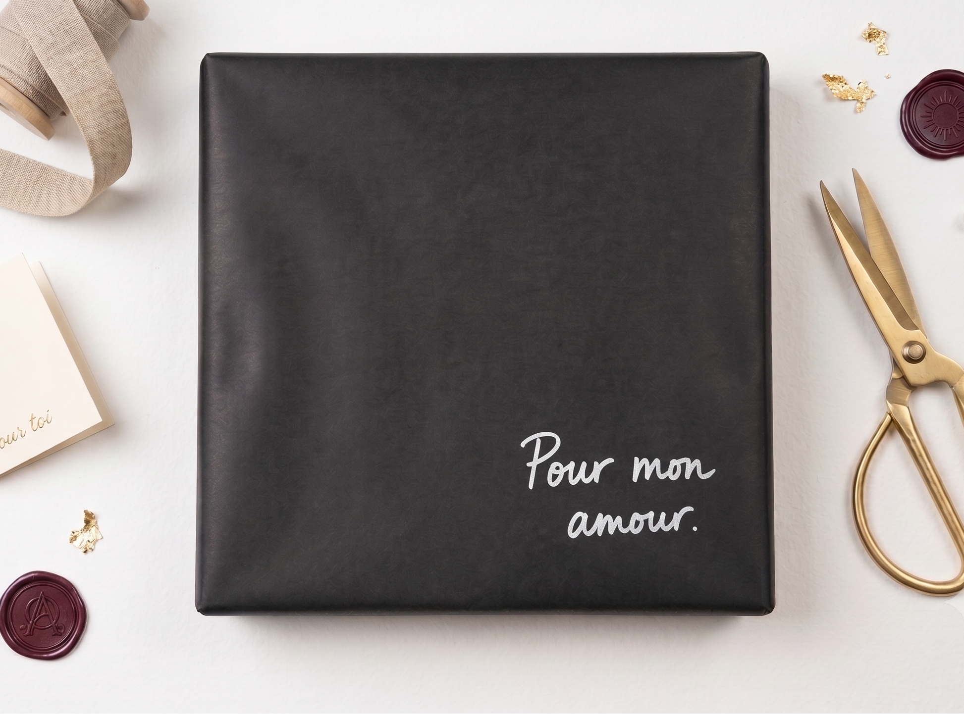 Emballage Cadeau <br>"Noir Couture"