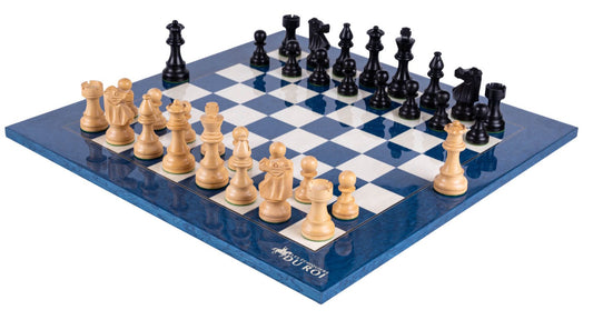 Jeu d'Échecs Stratège <br>en Loupe de Frêne et Buis