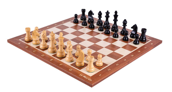 Jeu d'Échecs Persévérance  en Bois d'Acajou et Buis