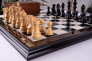 Jeu d'Échecs Transmission <br>en Bois d'Ébène et Buis