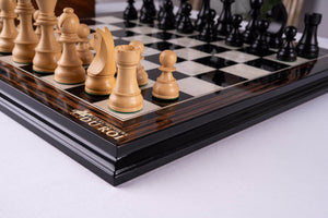 Jeu d'Échecs Transmission <br>en Bois d'Ébène et Buis