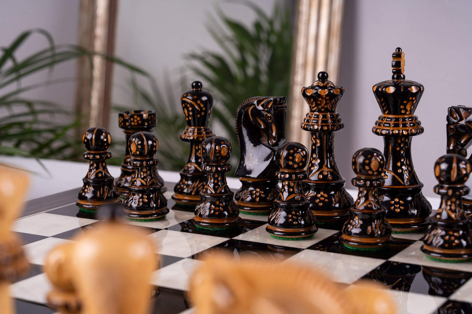 Jeu d'Échecs l'Éternel <br>en Bois d'Ébène