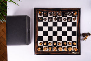 Jeu d'Échecs l'Éternel <br>en Bois d'Ébène