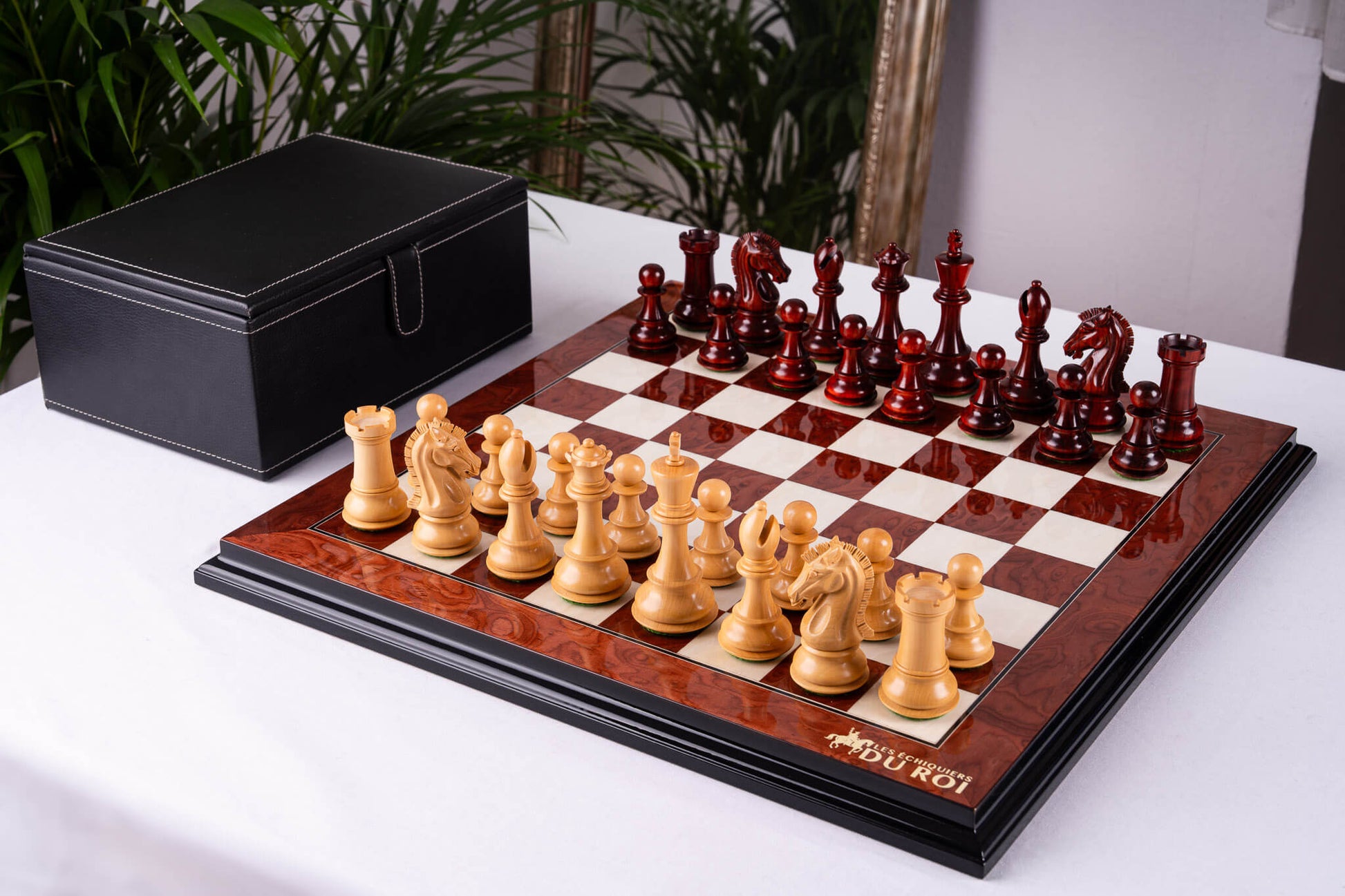 Jeu d'Échecs Quintessence <br>en Loupe de Frêne