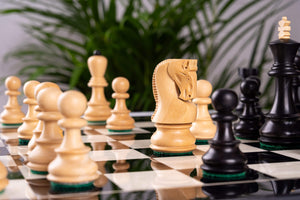 Jeu d'Échecs Virtuose <br>en Bois d'Ébène et Buis