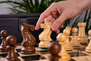 Jeu d'Échecs Lignée <br>en Bois de Palissandre et Érable