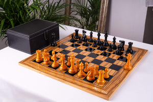 Jeu d'Échecs Essence <br>en Bois d'Olivier