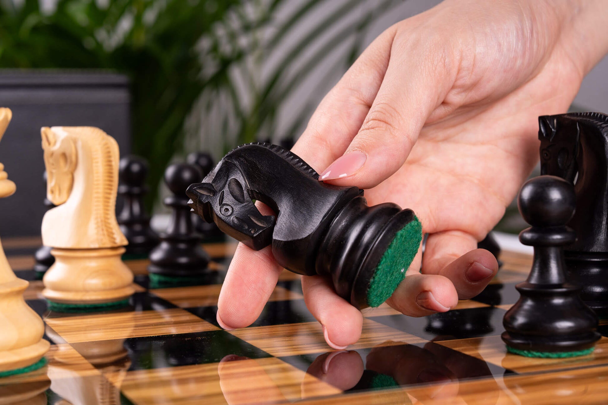 Jeu d'Échecs Racines <br>en Bois d'Olivier