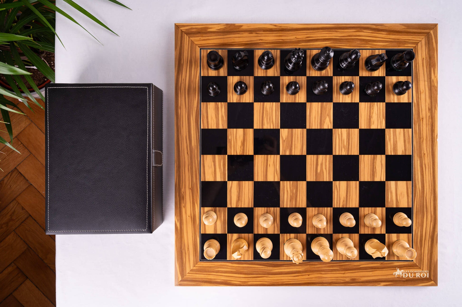 Jeu d'Échecs Duel <br>en Bois d'Olivier