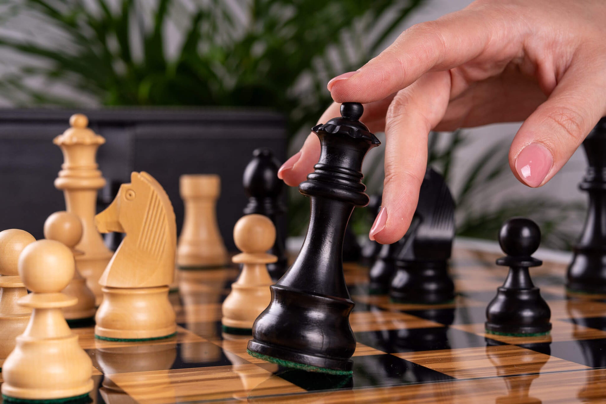 Jeu d'Échecs Duel <br>en Bois d'Olivier